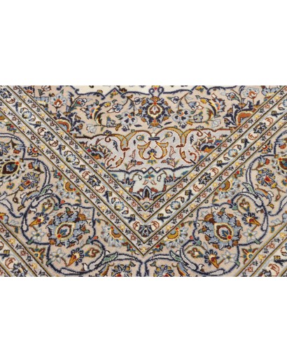 Tappeto Kashan Persia bianco 235x343