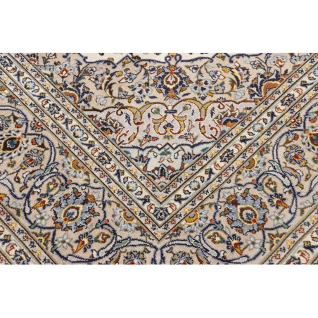Tappeto Kashan Persia bianco 235x343