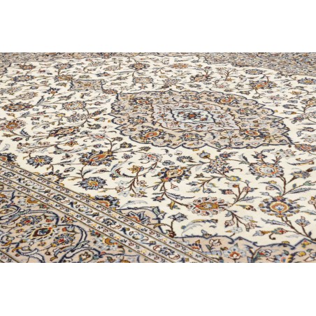 Tappeto Kashan Persia bianco 235x343