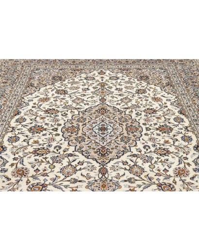 Tappeto Kashan Persia bianco 235x343