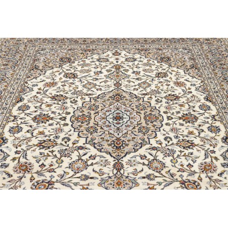 Tappeto Kashan Persia bianco 235x343