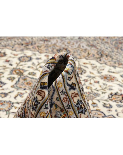 Tappeto Kashan Persia bianco 235x343