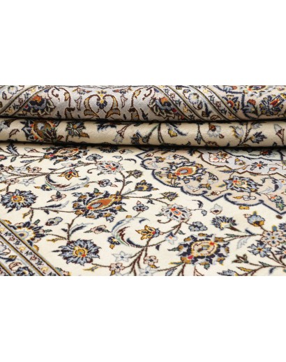 Tappeto Kashan Persia bianco 235x343