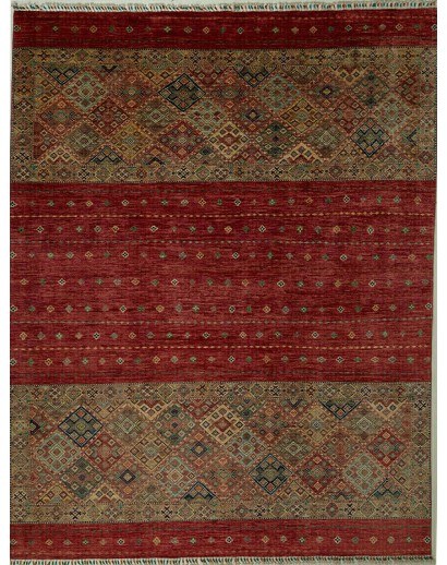 Tappeto Samarkand Pakistan marrone bianco 244x317