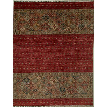 Tappeto Samarkand Pakistan marrone bianco 244x317