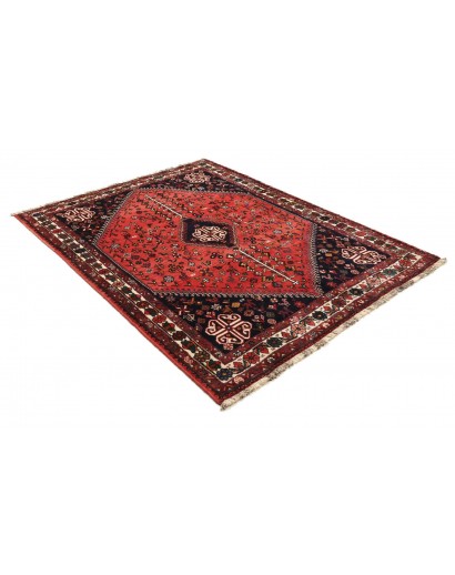 Tappeto Shiraz Fine Persia marrone rosso 162x218