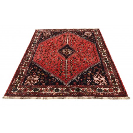 Tappeto Shiraz Fine Persia marrone rosso 162x218