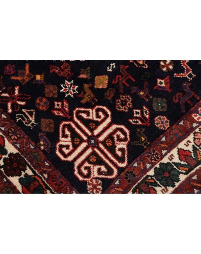 Tappeto Shiraz Fine Persia marrone rosso 162x218