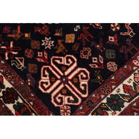 Tappeto Shiraz Fine Persia marrone rosso 162x218