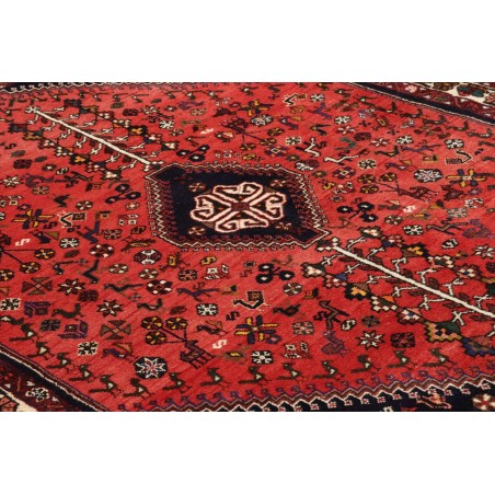 Tappeto Shiraz Fine Persia marrone rosso 162x218