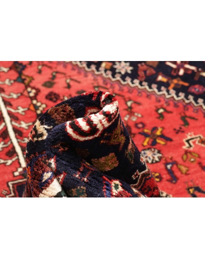 Tappeto Shiraz Fine Persia marrone rosso 162x218