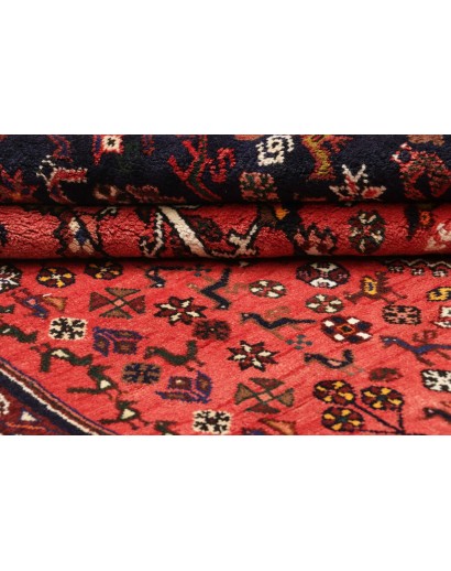 Tappeto Shiraz Fine Persia marrone rosso 162x218