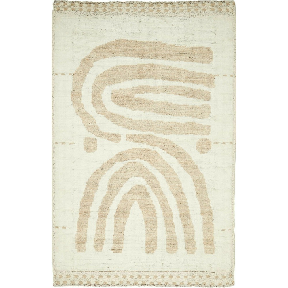 Tappeto Gabbeh Marrakech Pakistan bianco 132x199 Tappeto Gabbeh Marrakech Pakistan bianco 132x199