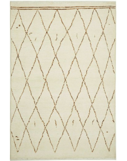 Tappeto Gabbeh Marrakech Pakistan bianco 124x190