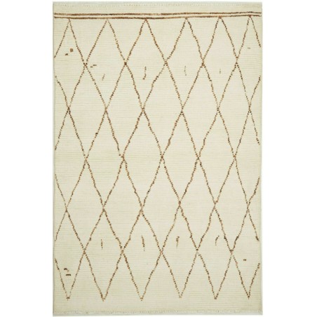 Tappeto Gabbeh Marrakech Pakistan bianco 124x190