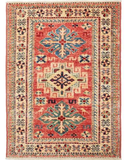 Tappeto Kazak Fine Pakistan marrone grigio 64x97