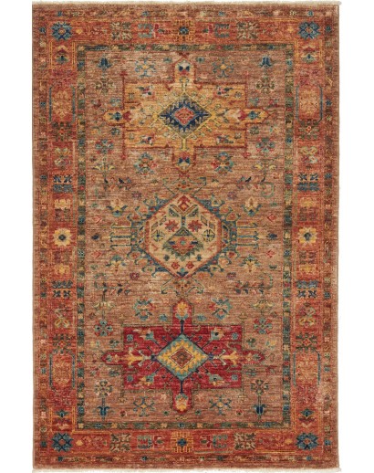 Tappeto Tribal Pakistan marrone 99x153