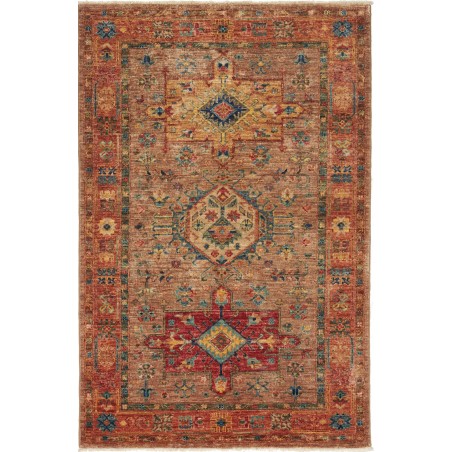 Tappeto Tribal Pakistan marrone 99x153