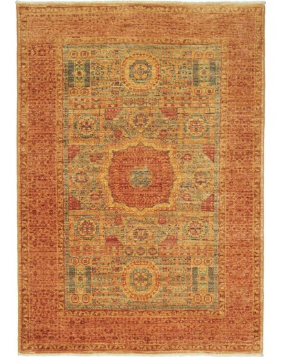 Tappeto Mamlouk Pakistan arancione 101x145