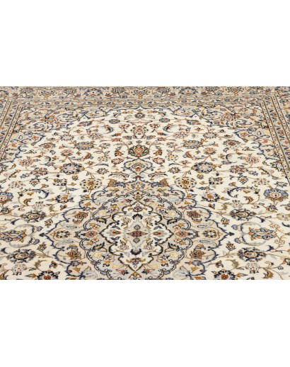 Tappeto Kashan Persia bianco 200x303