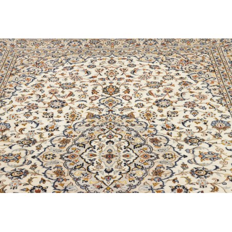 Tappeto Kashan Persia bianco 200x303