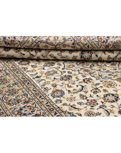 Tappeto Kashan Persia bianco 200x303