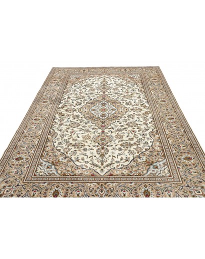 Tappeto Kashan Persia beige verde 200x290