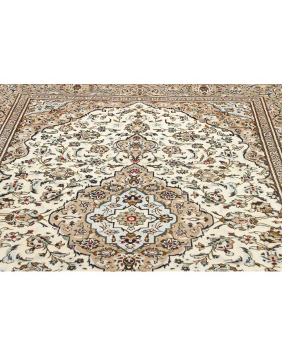 Tappeto Kashan Persia beige verde 200x290