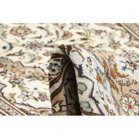 Tappeto Kashan Persia beige verde 200x290