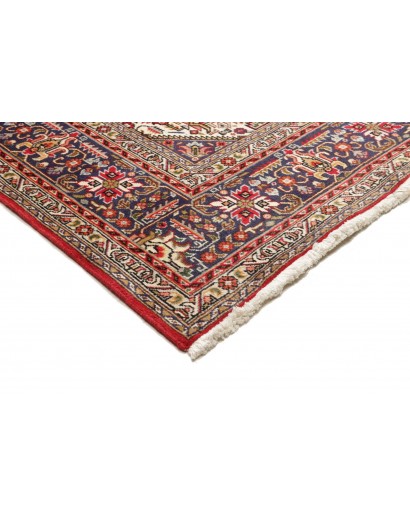 Tappeto Tabriz Persia marrone giallo 198x293