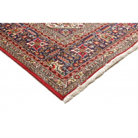 Tappeto Tabriz Persia marrone giallo 198x293