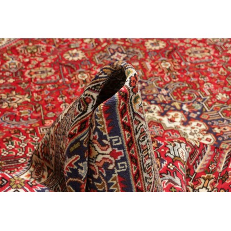 Tappeto Tabriz Persia marrone giallo 198x293