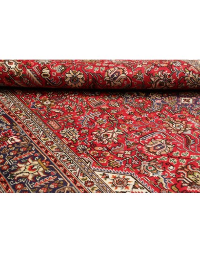 Tappeto Tabriz Persia marrone giallo 198x293