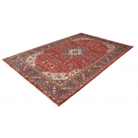 Tappeto Tabriz Persia marrone rosso 200x300