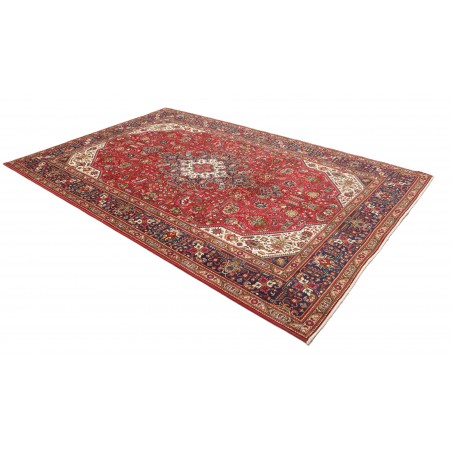 Tappeto Tabriz Persia marrone rosso 200x300