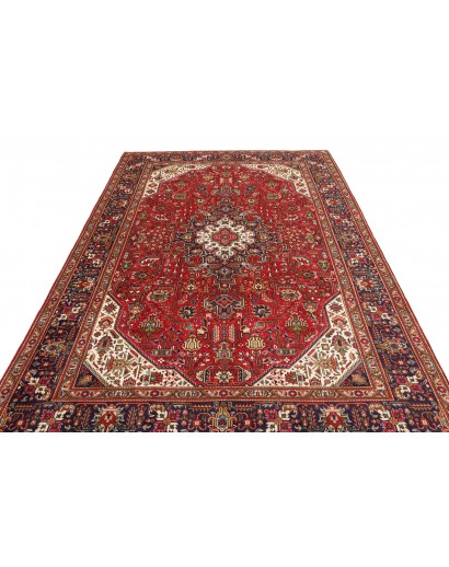 Tappeto Tabriz Persia marrone rosso 200x300