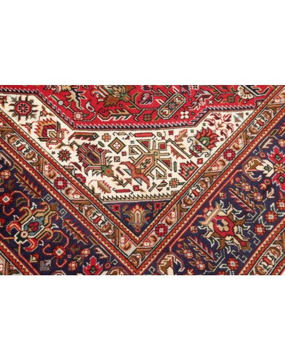 Tappeto Tabriz Persia marrone rosso 200x300