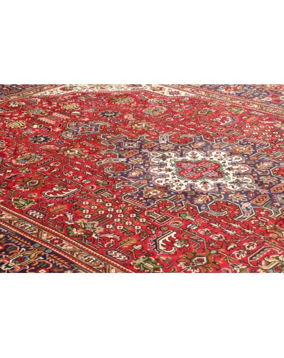 Tappeto Tabriz Persia marrone rosso 200x300