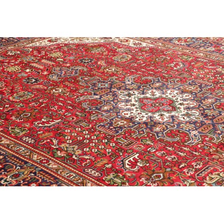 Tappeto Tabriz Persia marrone rosso 200x300
