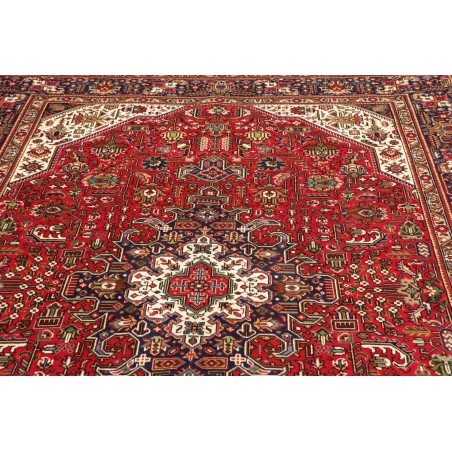 Tappeto Tabriz Persia marrone rosso 200x300