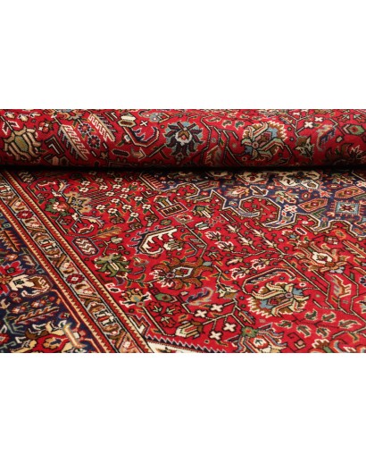 Tappeto Tabriz Persia marrone rosso 200x300