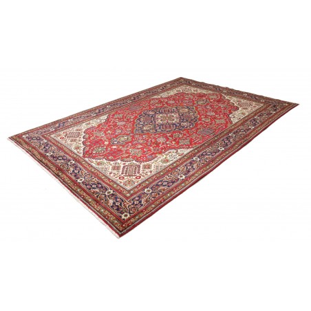 Tappeto Tabriz Persia marrone grigio 202x300