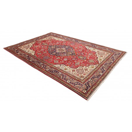 Tappeto Tabriz Persia marrone grigio 202x300