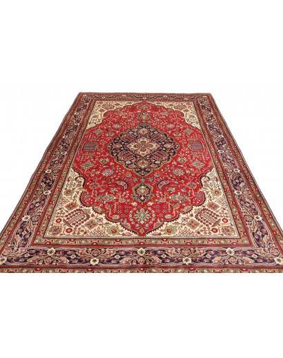 Tappeto Tabriz Persia marrone grigio 202x300