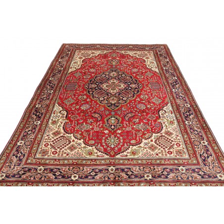 Tappeto Tabriz Persia marrone grigio 202x300