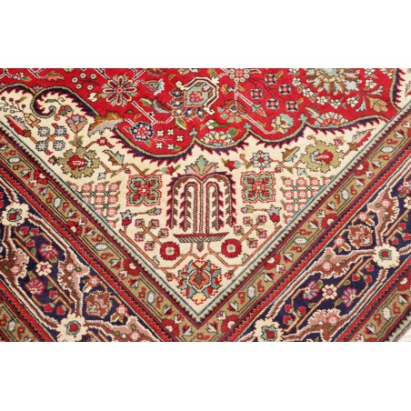 Tappeto Tabriz Persia marrone grigio 202x300