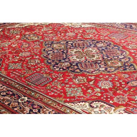 Tappeto Tabriz Persia marrone grigio 202x300
