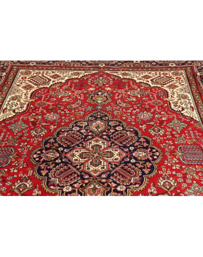 Tappeto Tabriz Persia marrone grigio 202x300