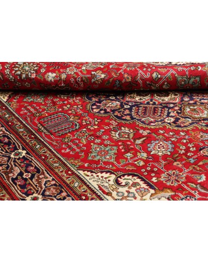 Tappeto Tabriz Persia marrone grigio 202x300