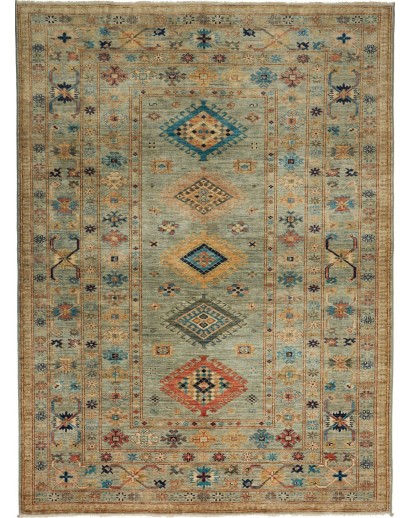 Tappeto Kazak Fine Pakistan bianco 172x234
